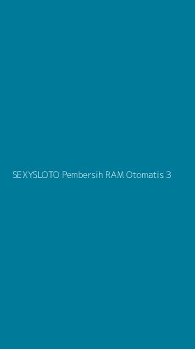 Tampilan Antarmuka Aplikasi Sexysloto Pembersih Ram Otomatis - 3
