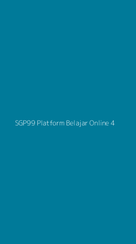 Tampilan Antarmuka Aplikasi Sgp99 Platform Belajar Online - 4