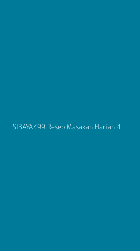 Tampilan Antarmuka Aplikasi Sibayak99 Resep Masakan Harian - 4