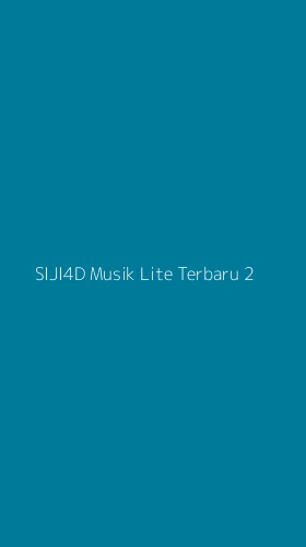 Tampilan Antarmuka Aplikasi Siji4d Musik Lite Terbaru - 2