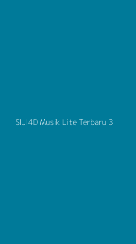 Tampilan Antarmuka Aplikasi Siji4d Musik Lite Terbaru - 3