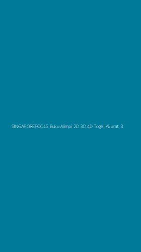 Tampilan Antarmuka Aplikasi Singaporepools Buku Mimpi 2d 3d 4d Togel Akurat - 3