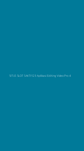 Tampilan Antarmuka Aplikasi Situs Slot Sakti123 Aplikasi Editing Video Pro - 4