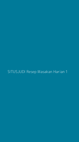 Tampilan Antarmuka Aplikasi Situsjudi Resep Masakan Harian - 1