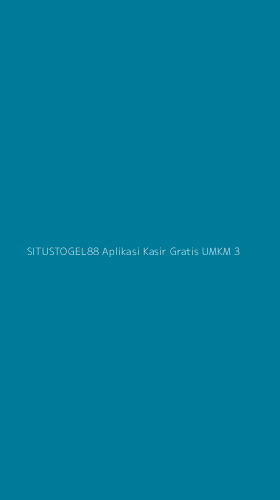 Tampilan Antarmuka Aplikasi Situstogel88 Aplikasi Kasir Gratis Umkm - 3