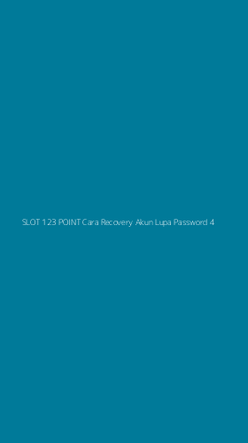 Tampilan Antarmuka Aplikasi Slot 123 Point Cara Recovery Akun Lupa Password - 4