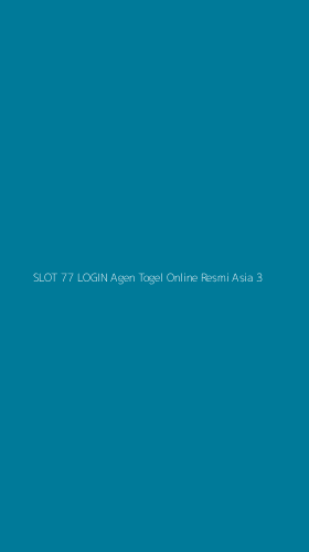 Tampilan Antarmuka Aplikasi Slot 77 Login Agen Togel Online Resmi Asia - 3