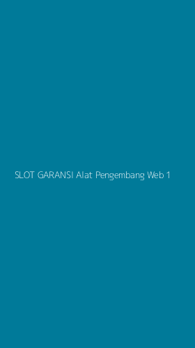 Tampilan Antarmuka Aplikasi Slot Garansi Alat Pengembang Web - 1