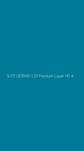 Tampilan Antarmuka Aplikasi Slot Gebyar 123 Perekam Layar Hd - 4