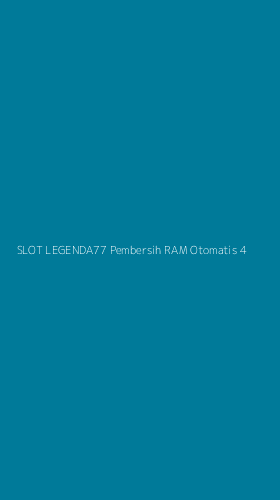 Tampilan Antarmuka Aplikasi Slot Legenda77 Pembersih Ram Otomatis - 4