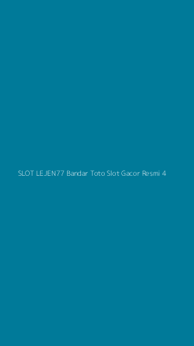 Tampilan Antarmuka Aplikasi Slot Lejen77 Bandar Toto Slot Gacor Resmi - 4