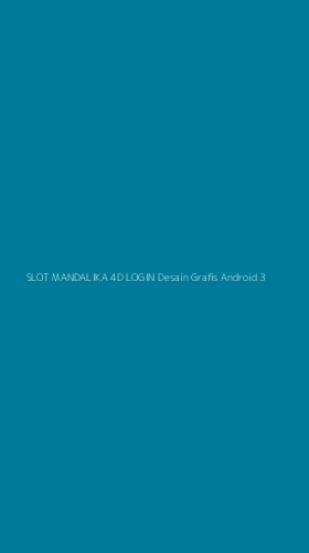 Tampilan Antarmuka Aplikasi Slot Mandalika 4d Login Desain Grafis Android - 3
