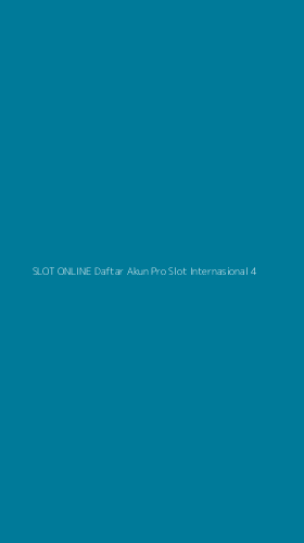 Tampilan Antarmuka Aplikasi Slot Online Daftar Akun Pro Slot Internasional - 4