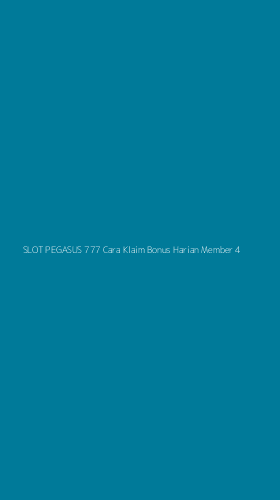 Tampilan Antarmuka Aplikasi Slot Pegasus 777 Cara Klaim Bonus Harian Member - 4