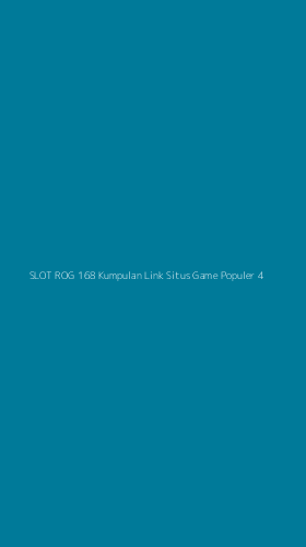 Tampilan Antarmuka Aplikasi Slot Rog 168 Kumpulan Link Situs Game Populer - 4