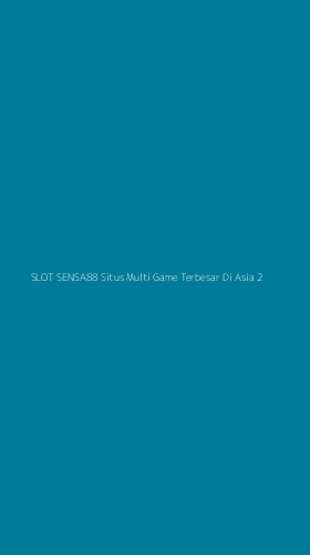 Tampilan Antarmuka Aplikasi Slot Sensa88 Situs Multi Game Terbesar Di Asia - 2
