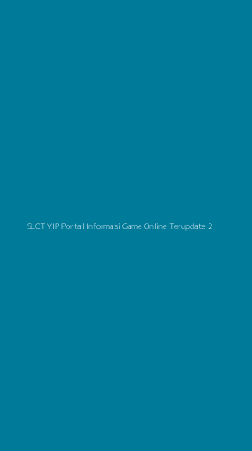 Tampilan Antarmuka Aplikasi Slot Vip Portal Informasi Game Online Terupdate - 2