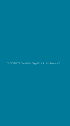Tampilan Antarmuka Aplikasi Slot4d777 Cara Main Togel Colok Jitu Pemula - 2