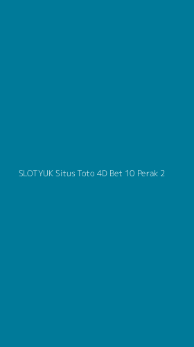 Tampilan Antarmuka Aplikasi Slotyuk Situs Toto 4d Bet 10 Perak - 2