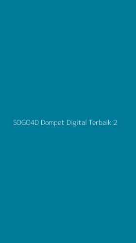Tampilan Antarmuka Aplikasi Sogo4d Dompet Digital Terbaik - 2
