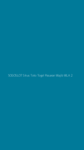 Tampilan Antarmuka Aplikasi Sogoslot Situs Toto Togel Pasaran Wajib Wla - 2