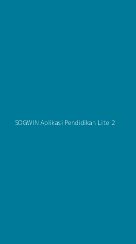 Tampilan Antarmuka Aplikasi Sogwin Aplikasi Pendidikan Lite - 2