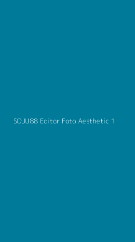 Tampilan Antarmuka Aplikasi Soju88 Editor Foto Aesthetic - 1