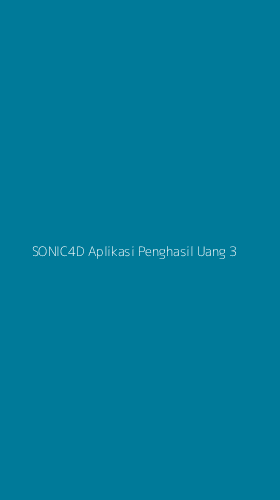 Tampilan Antarmuka Aplikasi Sonic4d Aplikasi Penghasil Uang - 3