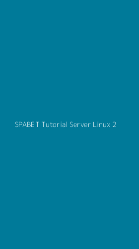 Tampilan Antarmuka Aplikasi Spabet Tutorial Server Linux - 2