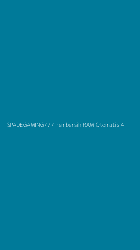 Tampilan Antarmuka Aplikasi Spadegaming777 Pembersih Ram Otomatis - 4