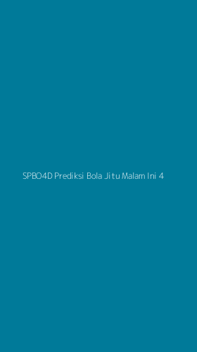 Tampilan Antarmuka Aplikasi Spbo4d Prediksi Bola Jitu Malam Ini - 4