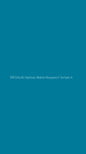 Tampilan Antarmuka Aplikasi Spesial4d Aplikasi Mobile Responsif Terbaik - 4