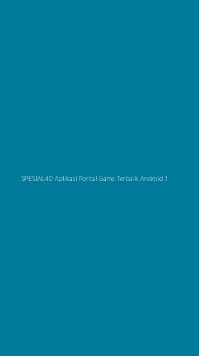 Tampilan Antarmuka Aplikasi Spesial4d Aplikasi Portal Game Terbaik Android - 1