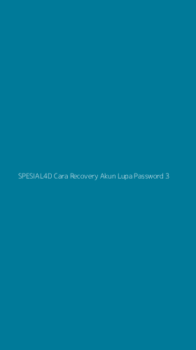 Tampilan Antarmuka Aplikasi Spesial4d Cara Recovery Akun Lupa Password - 3