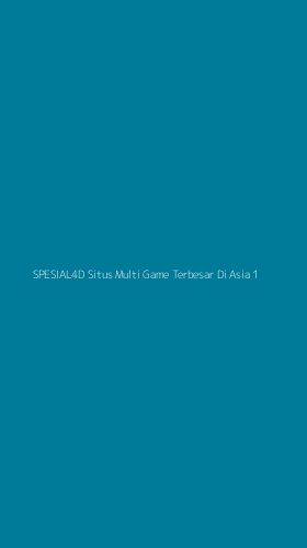 Tampilan Antarmuka Aplikasi Spesial4d Situs Multi Game Terbesar Di Asia - 1