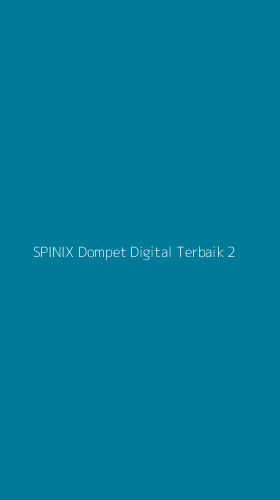 Tampilan Antarmuka Aplikasi Spinix Dompet Digital Terbaik - 2