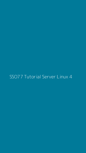 Tampilan Antarmuka Aplikasi Sso77 Tutorial Server Linux - 4