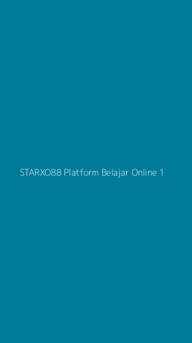 Tampilan Antarmuka Aplikasi Starxo88 Platform Belajar Online - 1