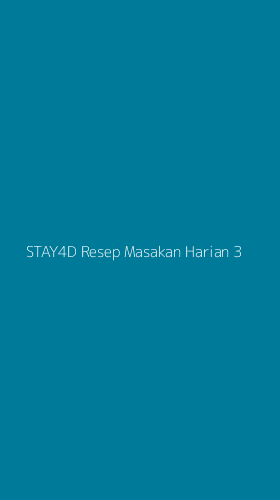 Tampilan Antarmuka Aplikasi Stay4d Resep Masakan Harian - 3