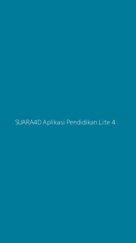 Tampilan Antarmuka Aplikasi Suara4d Aplikasi Pendidikan Lite - 4