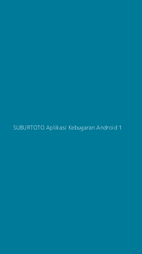 Tampilan Antarmuka Aplikasi Suburtoto Aplikasi Kebugaran Android - 1