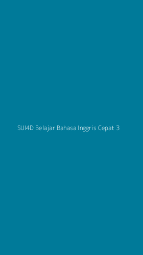 Tampilan Antarmuka Aplikasi Sui4d Belajar Bahasa Inggris Cepat - 3
