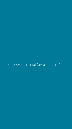 Tampilan Antarmuka Aplikasi Sulebet Tutorial Server Linux - 4