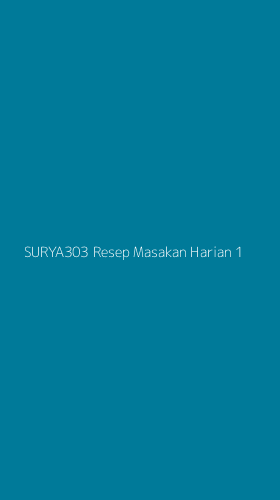 Tampilan Antarmuka Aplikasi Surya303 Resep Masakan Harian - 1