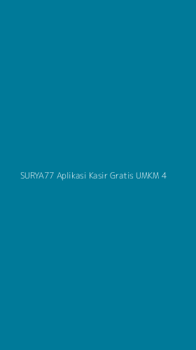 Tampilan Antarmuka Aplikasi Surya77 Aplikasi Kasir Gratis Umkm - 4