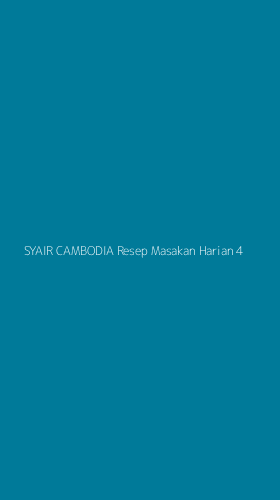Tampilan Antarmuka Aplikasi Syair Cambodia Resep Masakan Harian - 4