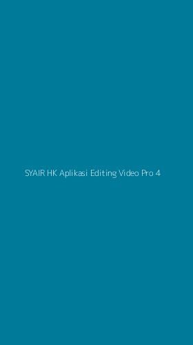 Tampilan Antarmuka Aplikasi Syair Hk Aplikasi Editing Video Pro - 4