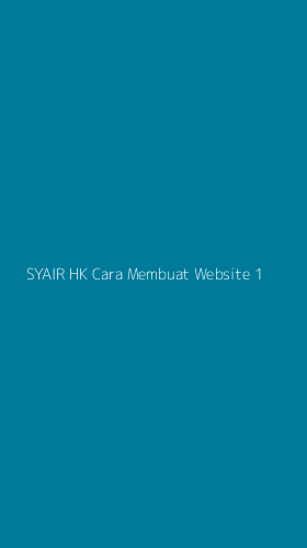 Tampilan Antarmuka Aplikasi Syair Hk Cara Membuat Website - 1