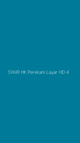 Tampilan Antarmuka Aplikasi Syair Hk Perekam Layar Hd - 4