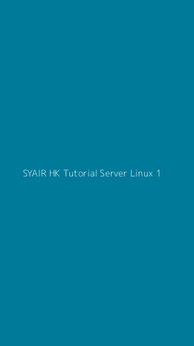 Tampilan Antarmuka Aplikasi Syair Hk Tutorial Server Linux - 1